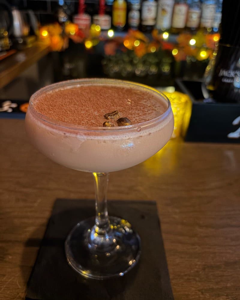 Pumpkin chai martini at The Anchor, Duxbury, MA
