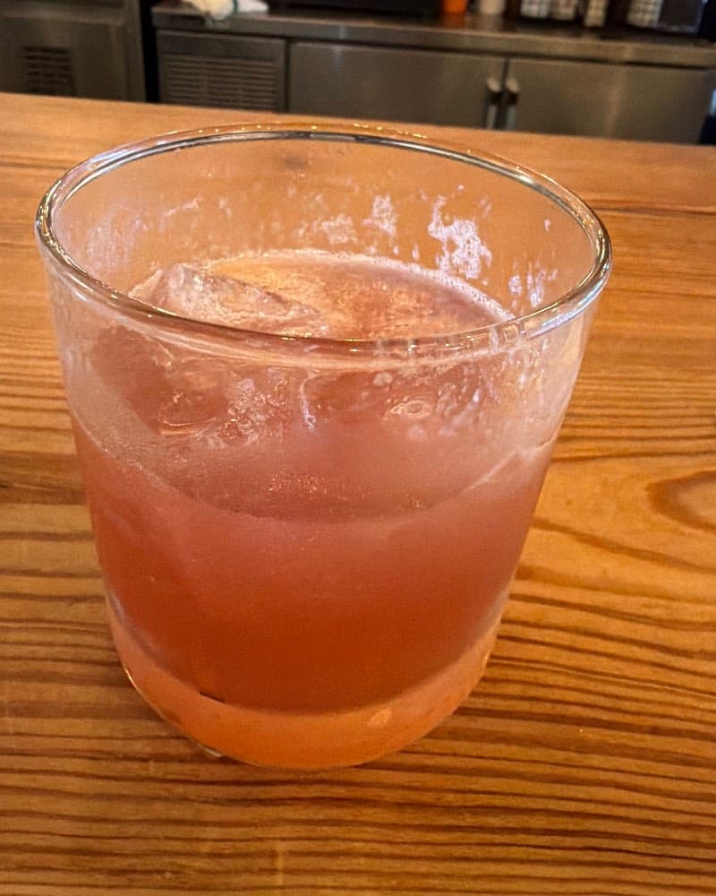 Pomegranate margarita at bartaco, Hingham, MA