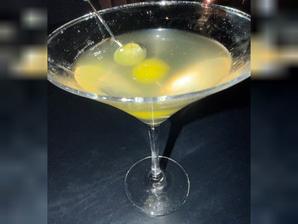 Vodka Dirty Martini at Maple & Ash, Boston, MA