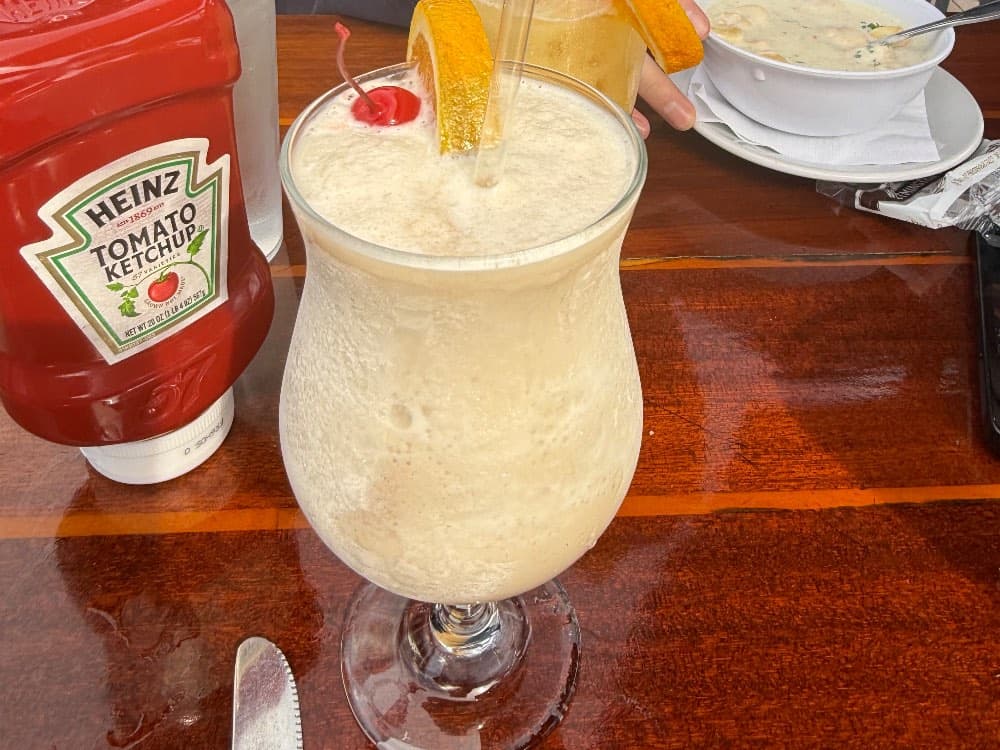 Mudslide at The Seafood Shanty, Edgartown, MA