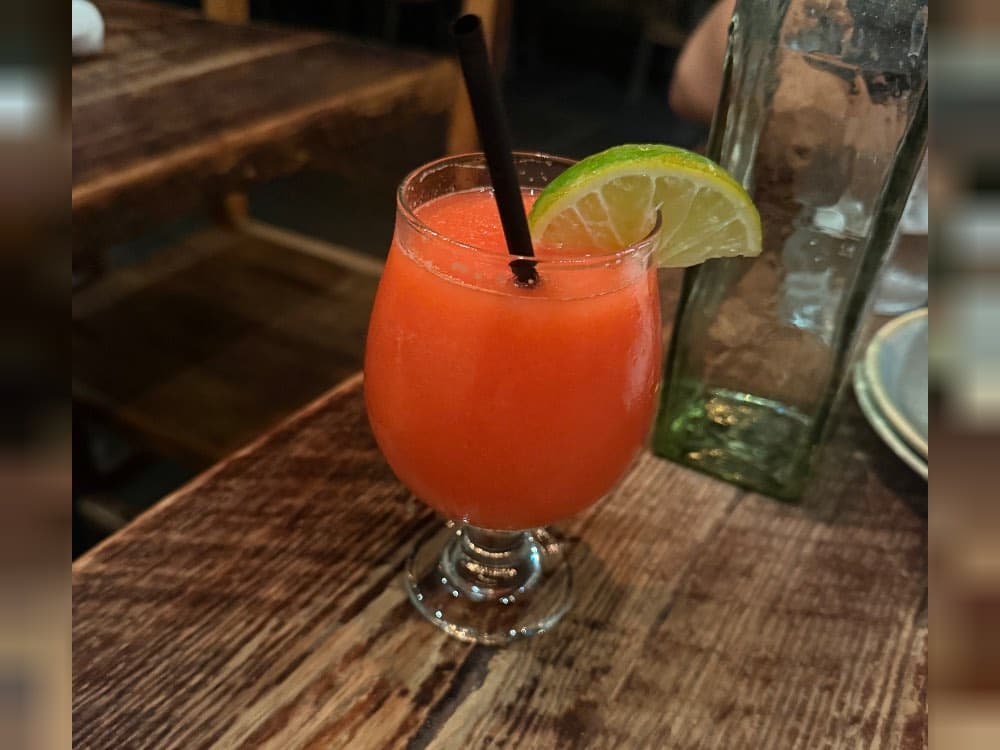Strawberry Daiquiri at Loco Taqueria & Oyster Bar, Boston, MA
