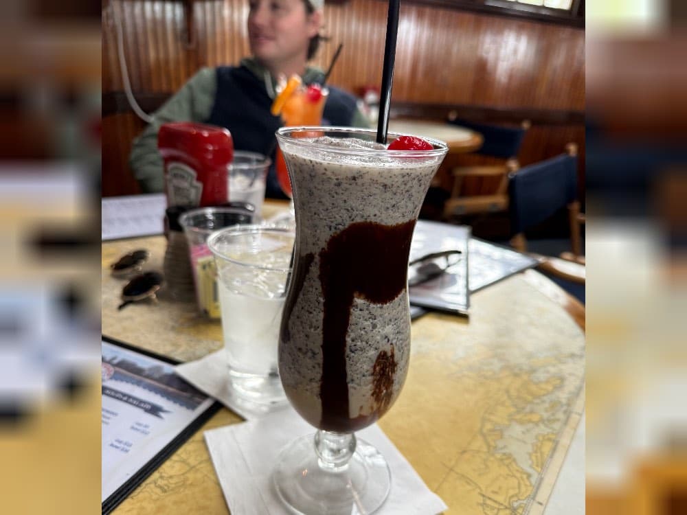 Oreo Mudslide at Baxter's Boathouse, Hyannis, MA