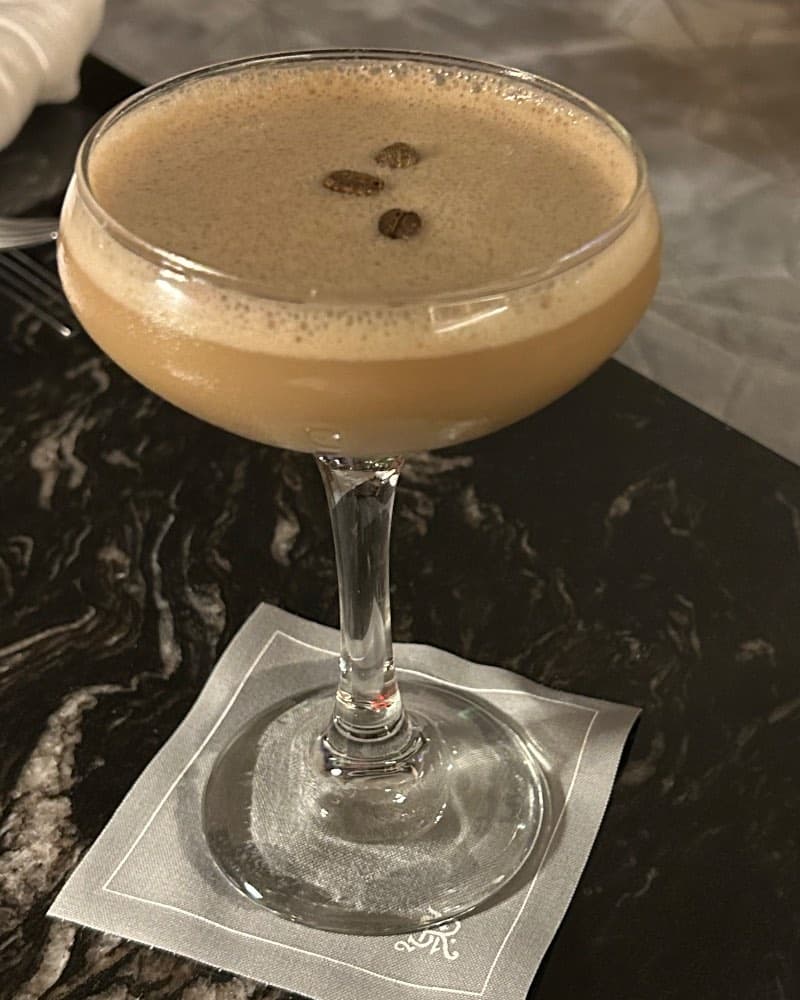 Espresso Martini at The St. Regis Longboat Key Resort, Longboat Key, FL