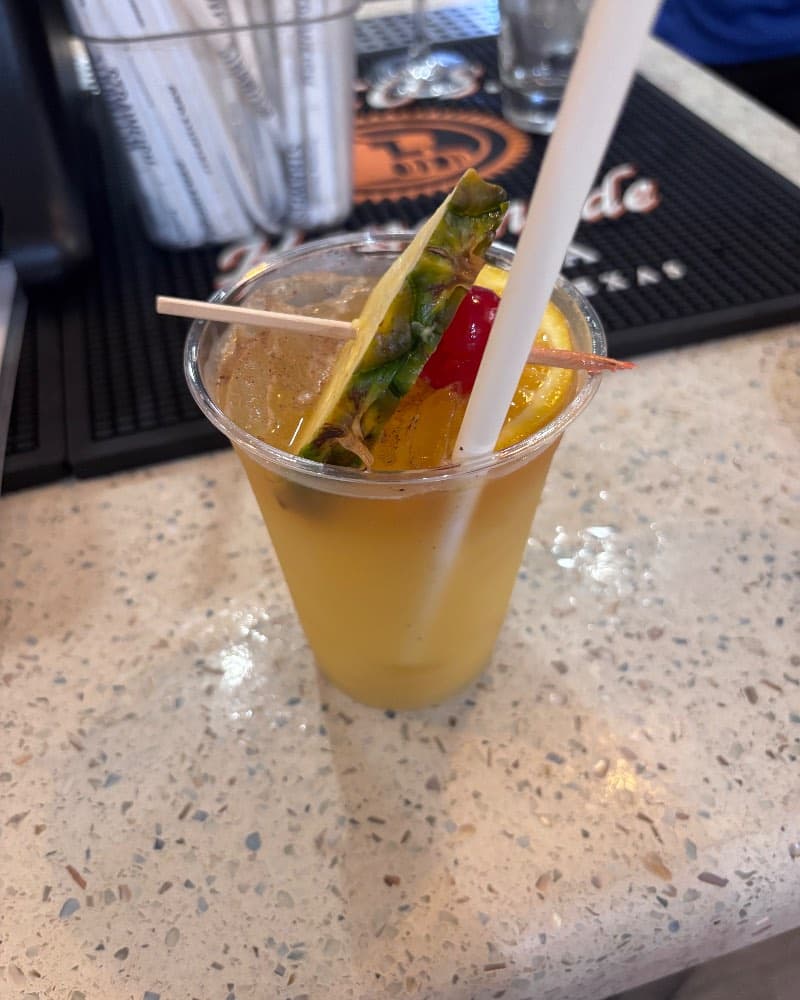 Painkiller at Sandbar Seafood & Spirits, Anna Maria, FL