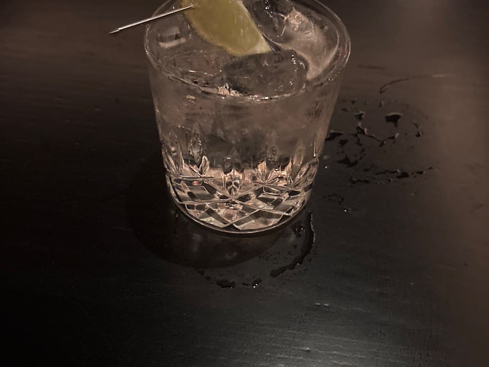 Gin & Tonic at Maple & Ash, Boston, MA