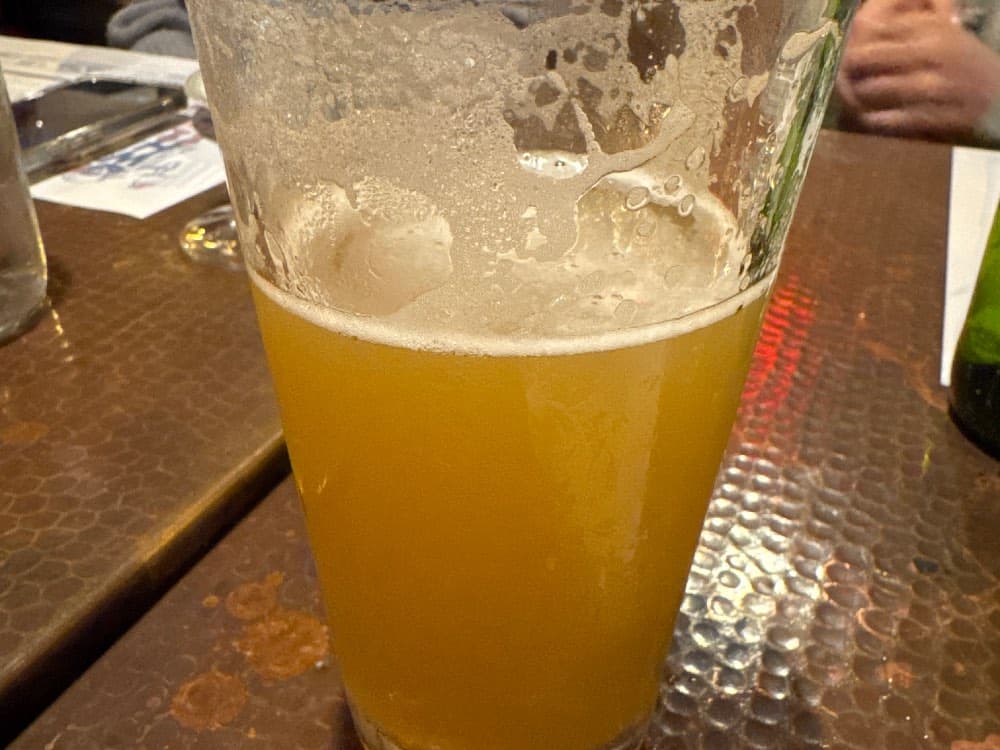 Mast Landing Duck Pale Ale at The Winsor House at Island Creek Oyster Farm, Duxbury, MA
