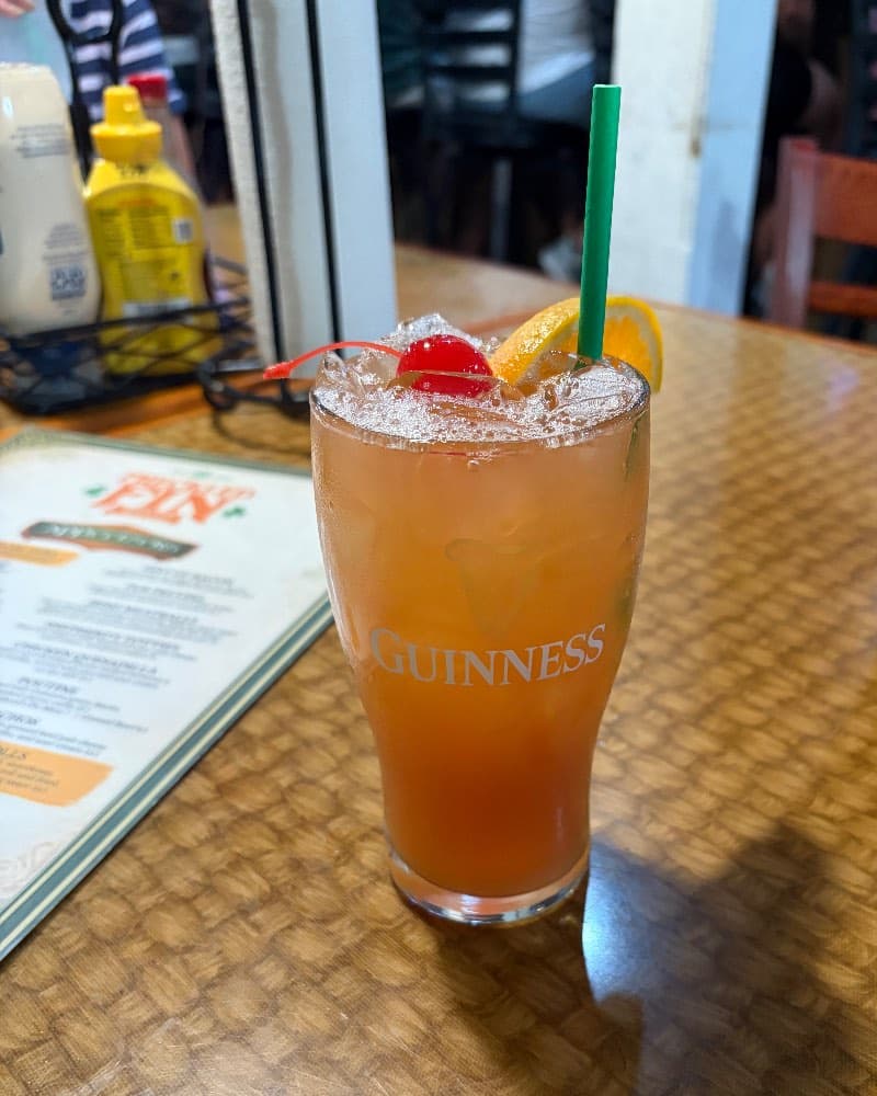 McGregor’s Punch at Freckled Fin Irish Pub, Holmes Beach, FL