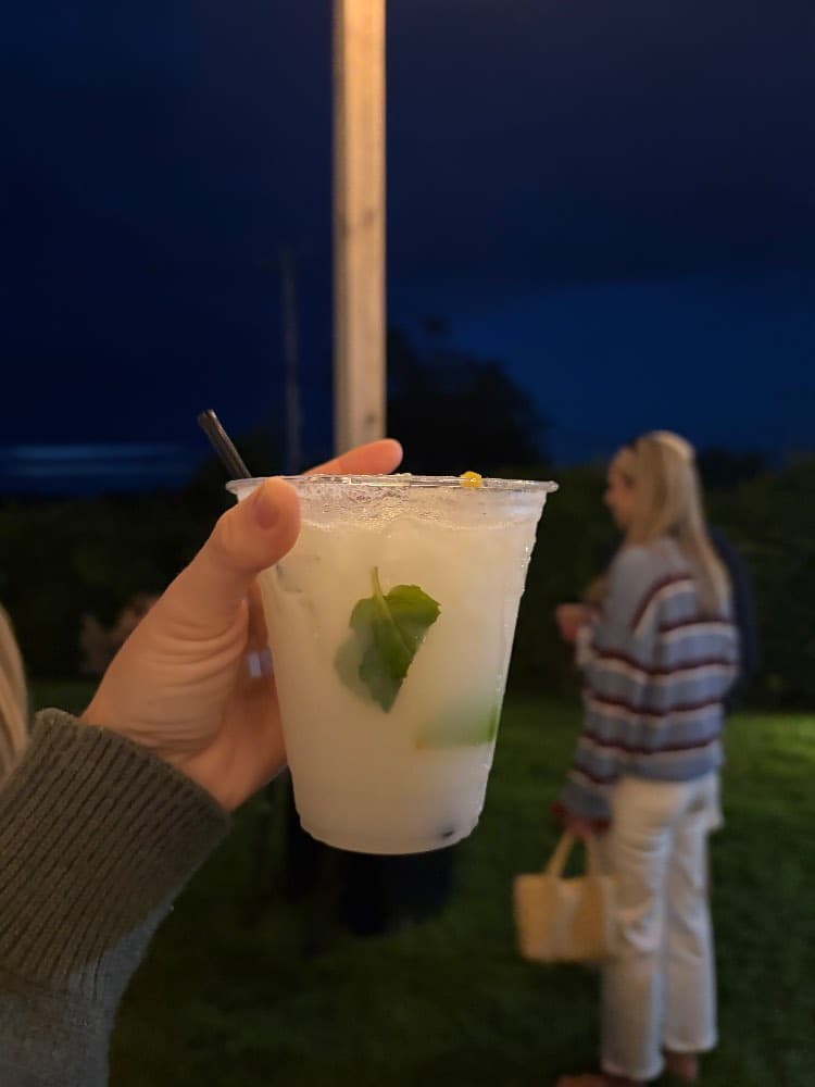 Coconut mojito at Pilot House Restaurant and Lounge, Sandwich, MA