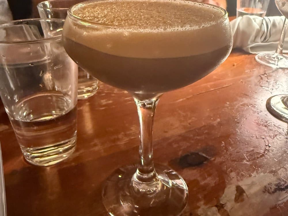Espresso Martini w/ baileys at 224 Boston – Italian American Comfort Food, Steaks & Seafood | Dorchester, MA, Dorchester, MA