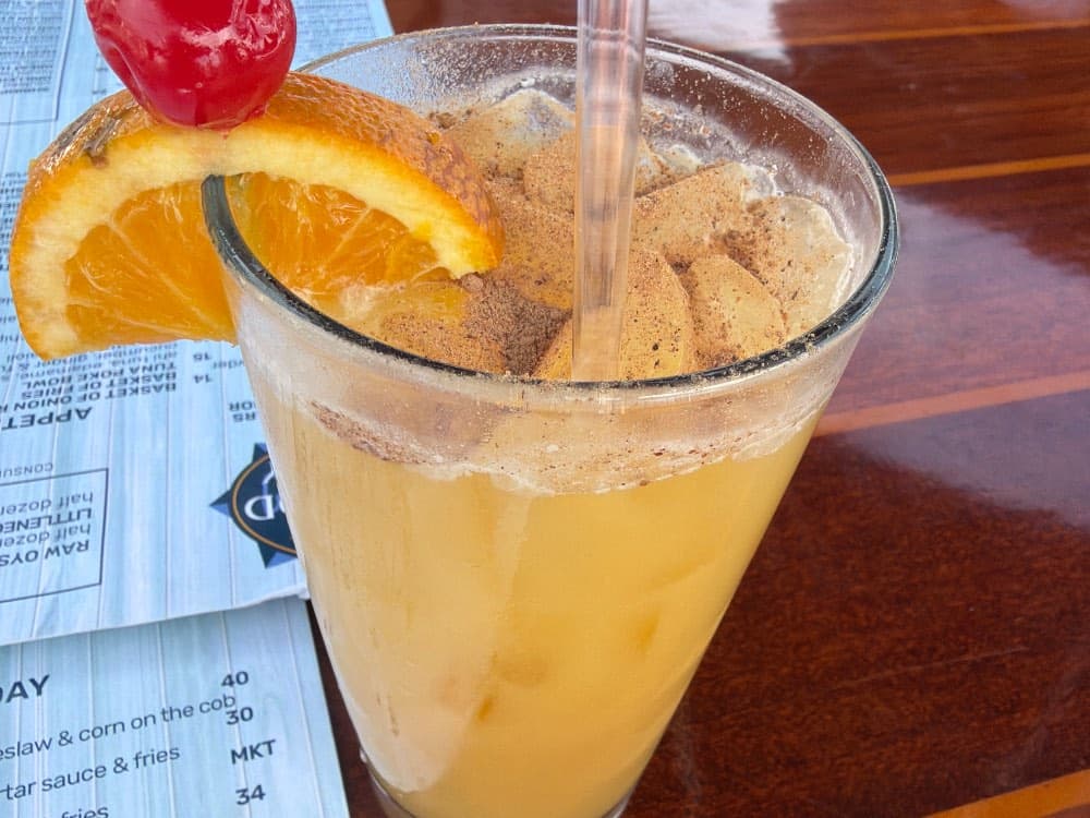Painkiller at The Seafood Shanty, Edgartown, MA