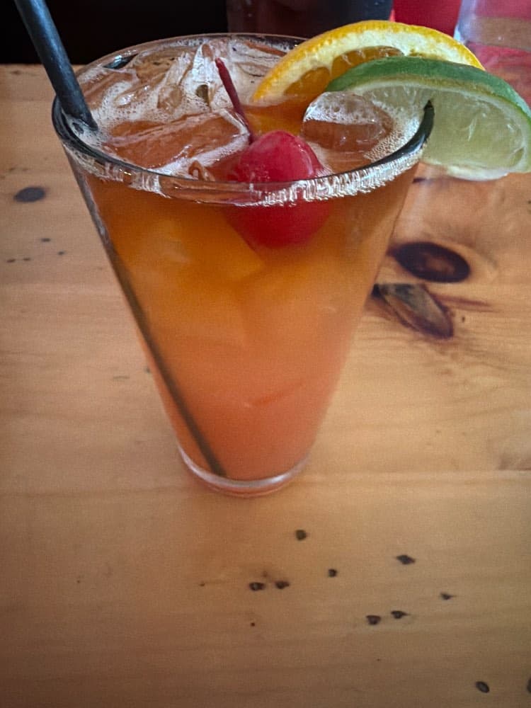 Rum Punch at The Squealing Pig, Provincetown, MA