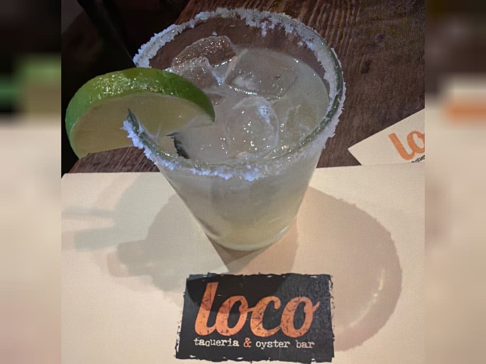 Margarita at Loco Taqueria & Oyster Bar, Boston, MA