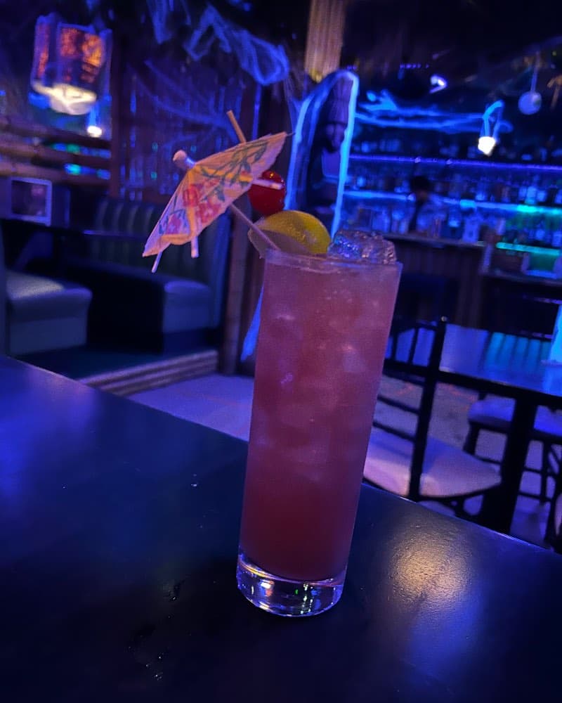 El Diablo at Secret Island Tiki Restaurant and Lounge, Underground Below Shannon's On Pine, Long Beach