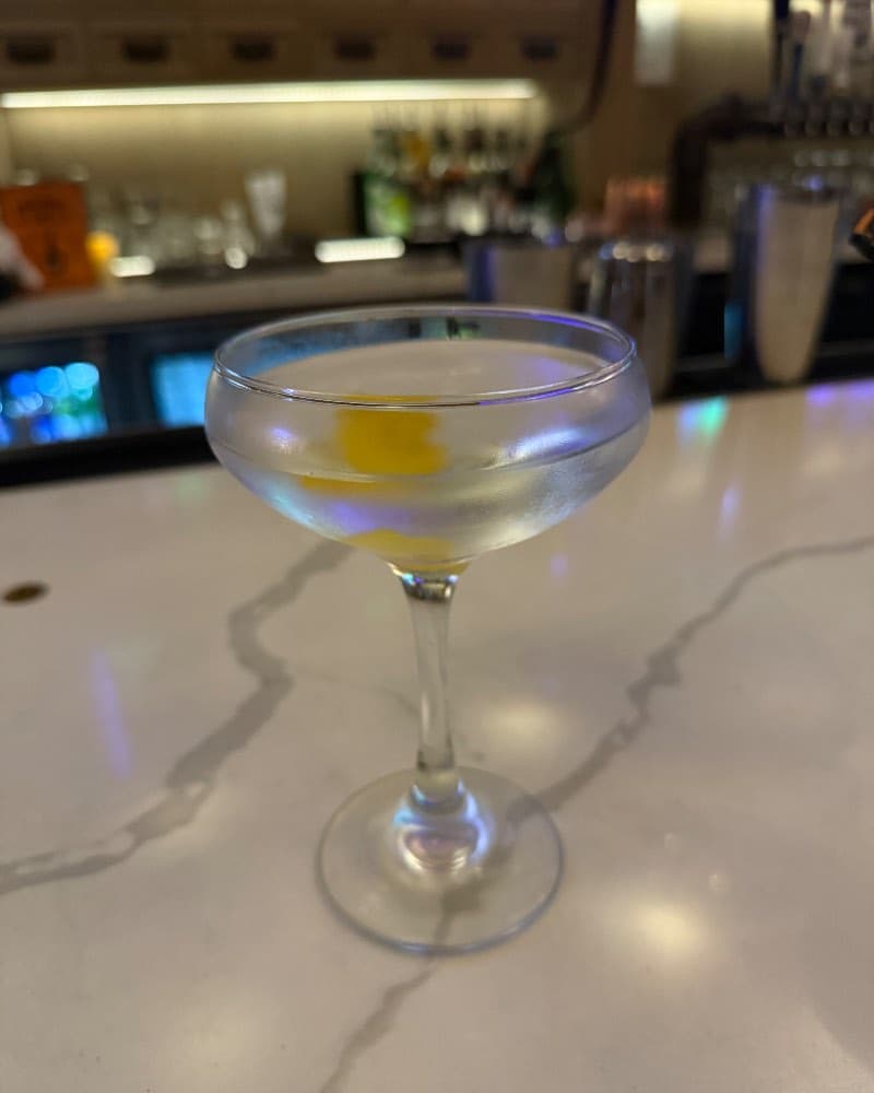 Martini at JOHNMARTIN's Restaurant & Bar, Miracle Mile, Coral Gables